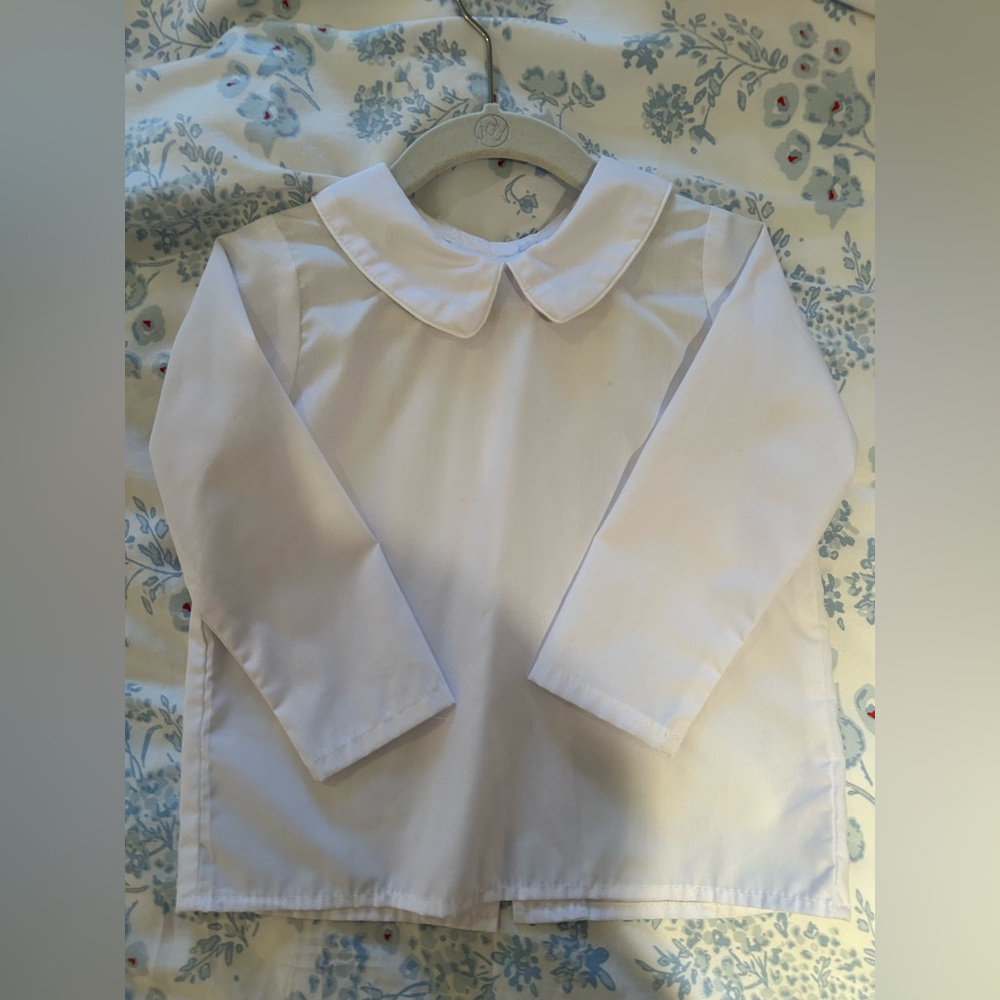 White Long Sleeve Boys Dress Shirt